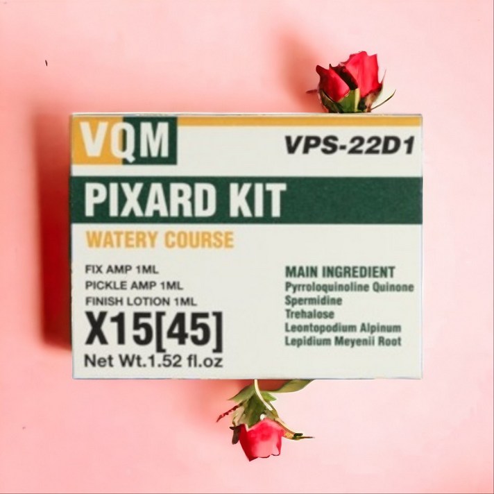  파메스테틱 픽사드 키트 1박스 VQM 브이큐엠 올인원 수분 폭탄 악건성 트러블 크림 단계 코스 