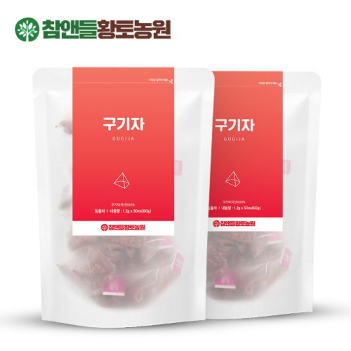 참앤들황토농원 삼각티백 구기자차, 1.2g, 100개