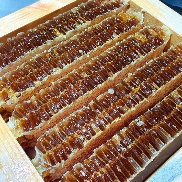 토종 벌집 사양 벌꿀 화분 천연꿀 1.8kg, 팩 벌집꿀 290g