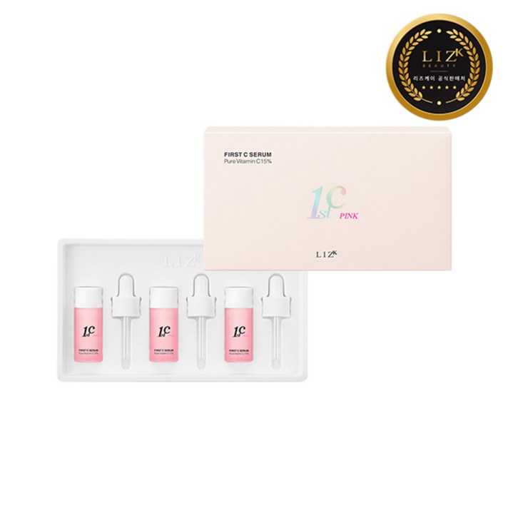  퍼스트씨 핑크세럼 퓨어 비타민씨 15% 3개입, 30ml, 1개 