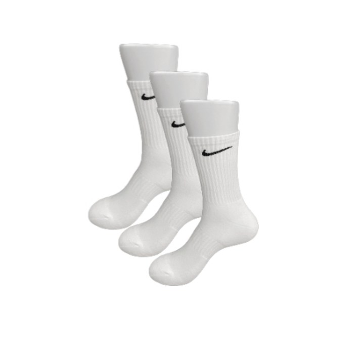 나이키 에브리데이 쿠션 크루 3p 1set 중목 스포츠 양말 M 사이즈 [SX7664-100]