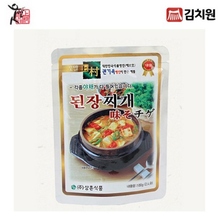 김치원 된장찌개100g x 5개 명인37호