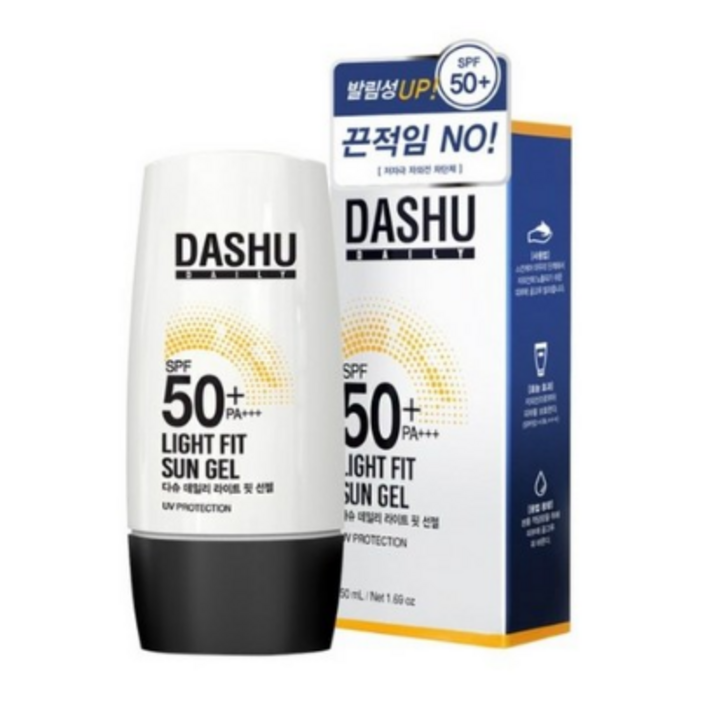 다슈 데일리 라이트 핏 선젤 50+ PA+++, 50ml, 3개