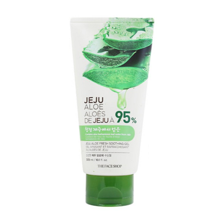 더페이스샵 신선한 제주 알로에 수딩젤 튜브형, 300ml, 2개
