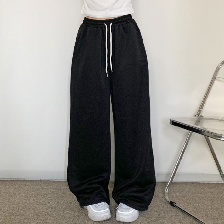 파쿠 일자핏 트레이닝 팬츠 데일리 트레이닝 밴딩 바지 투웨이