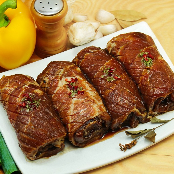  [피에이미트마켓] 멍석 돼지양념왕구이 4대 1.2kg, 1개 