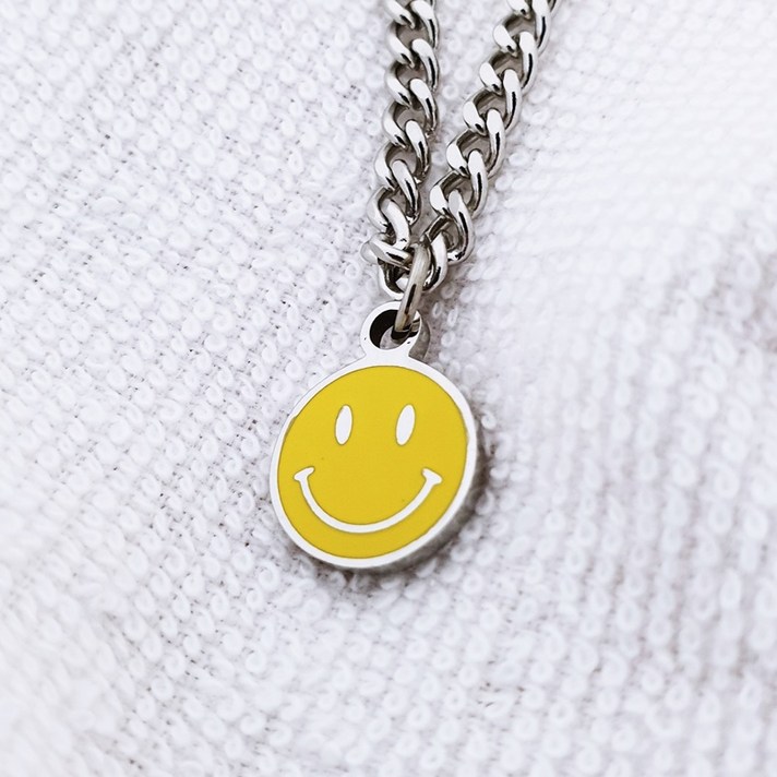 아띠아토 스마일 미아방지목걸이 써지컬스틸, 유아용