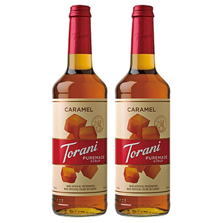 토라니 퓨어메이드 카라멜 시럽 750ml 2개세트