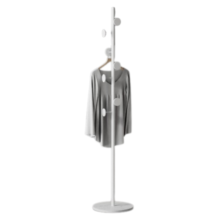  리비움 스틸 스탠드 옷걸이 행거, 화이트 