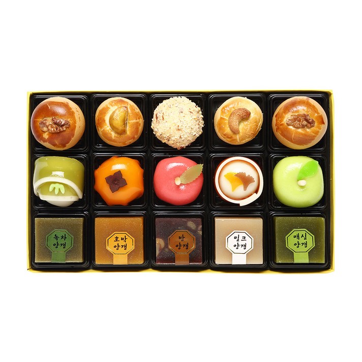 수예당 화과자 감사1호 15입/만주 만쥬 양갱 화과자