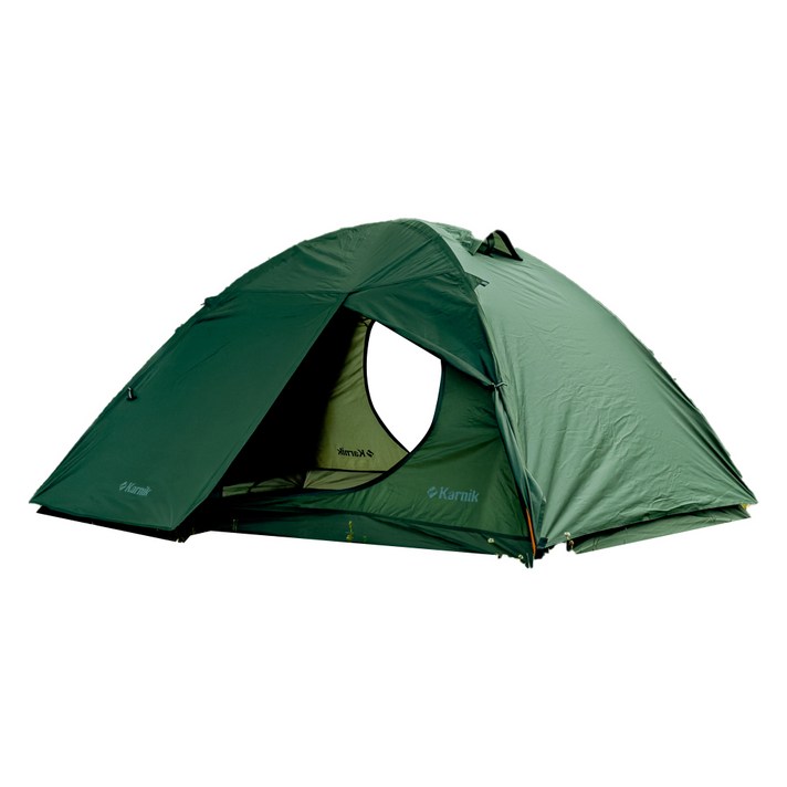 카르닉 시에나 백패킹 텐트 경량 텐트 세트, 딥카키텐트루프플라이A