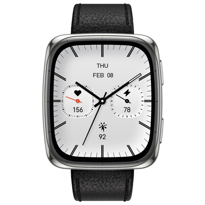 어메이즈핏 스마트워치 ACTIVE 2 Square 프리미엄, GPS  블루투스, 4.4cm, 블랙