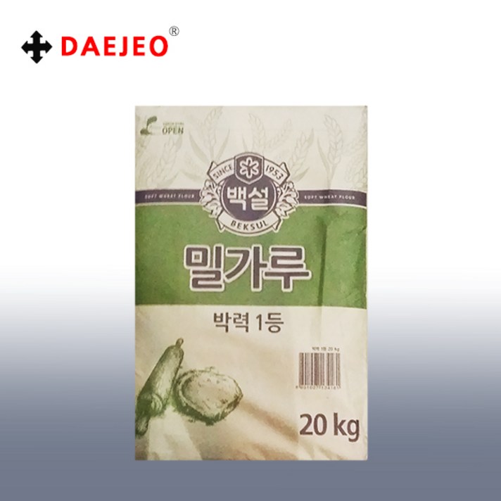 백설 박력 1등 밀가루, 20kg, 1개