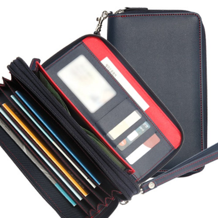 세미오콜렉션 BJ1484 다용도 지퍼통장지갑