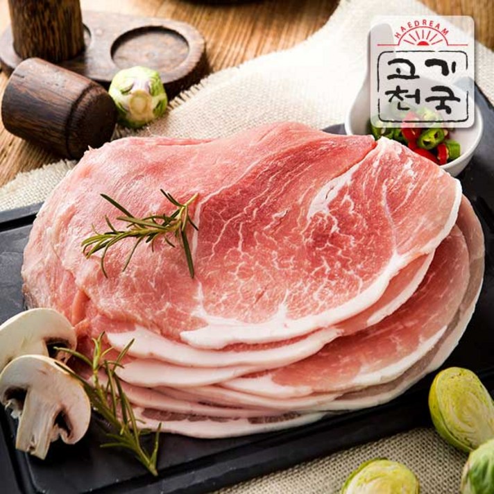 고기천국 한돈 뒷다리살(제육용) 2.5kg, 1팩