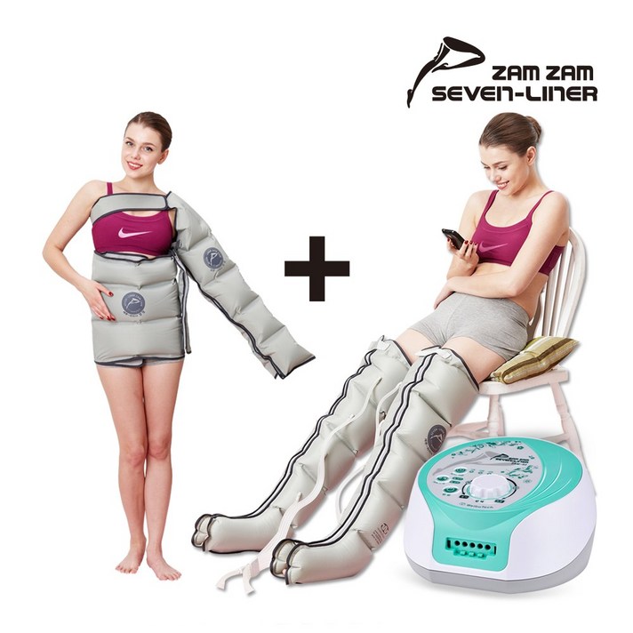 공기압 다리 마사지기 세븐라이너 잼잼 02 세트, 세븐라이너 잼잼 02 세트 (ZAM-02 SET)