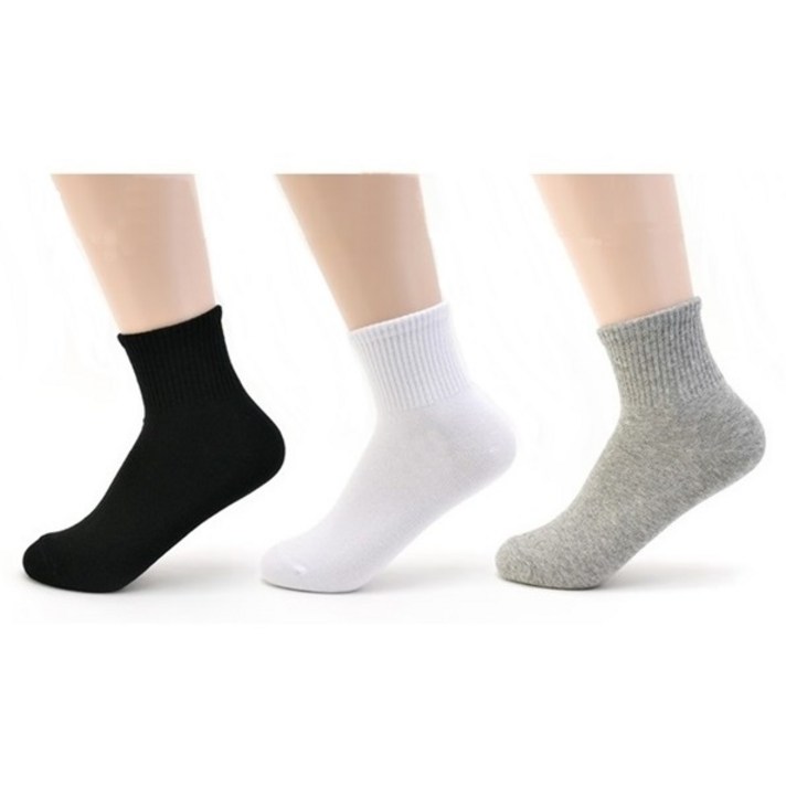 55socks 무지중목 학생양말 10족세트
