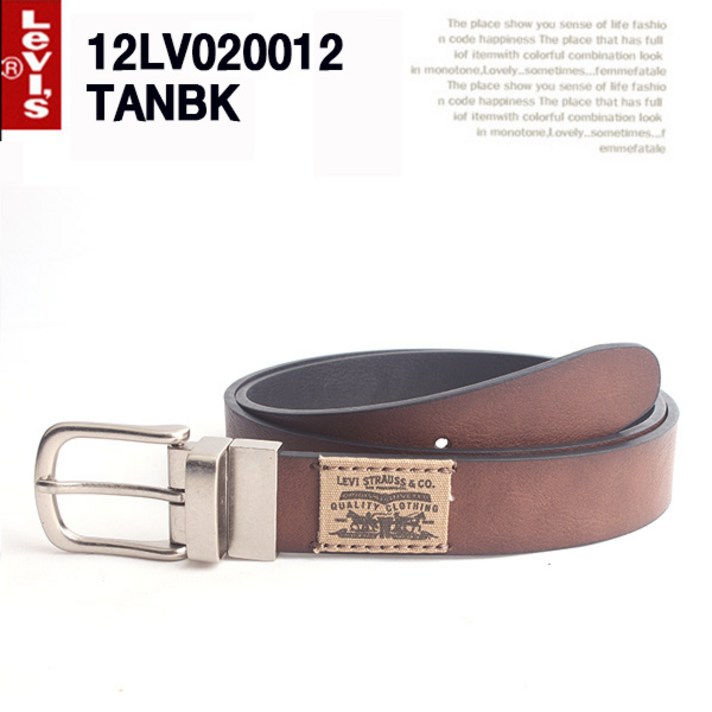 Levis 리바이스 양면벨트 12LV020012 TAN_BLK