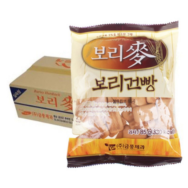 금풍제과 보리맥건빵, 85g, 54개입
