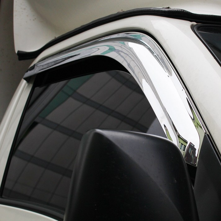 하이브리딘 포터2 전용 블랙크롬 썬바이져 빗물받이 햇빛가리개
