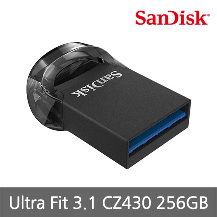 샌디스크 USB3.1 울트라 핏 [CZ430], 256GB
