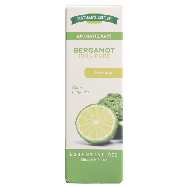 네이쳐스트루쓰 아로마테라피 베르가못 퓨어 세레니티 에센셜 오일, 15ml, 1개
