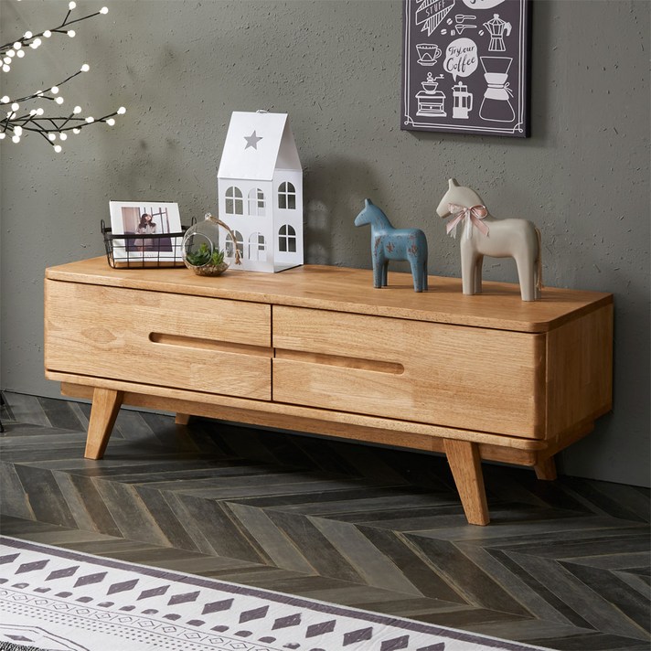 다올퍼니 북유럽 원목 TV거실장 거실장, 01. 1200 서랍형