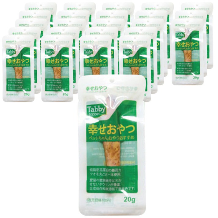 테비토퍼 시야와세오야쯔 고양이간식 20g, 참치, 20g, 24개