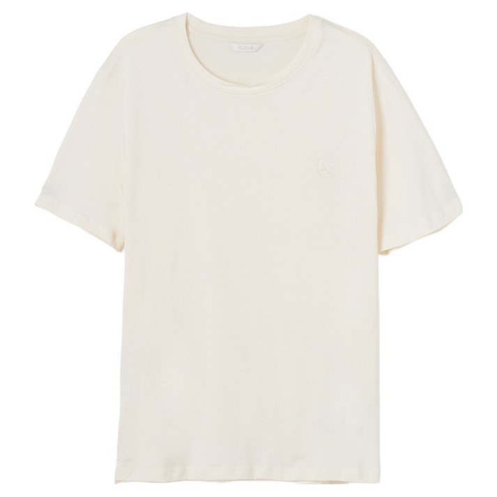 클라비스 여성용 수피마 코튼 루즈핏 티셔츠