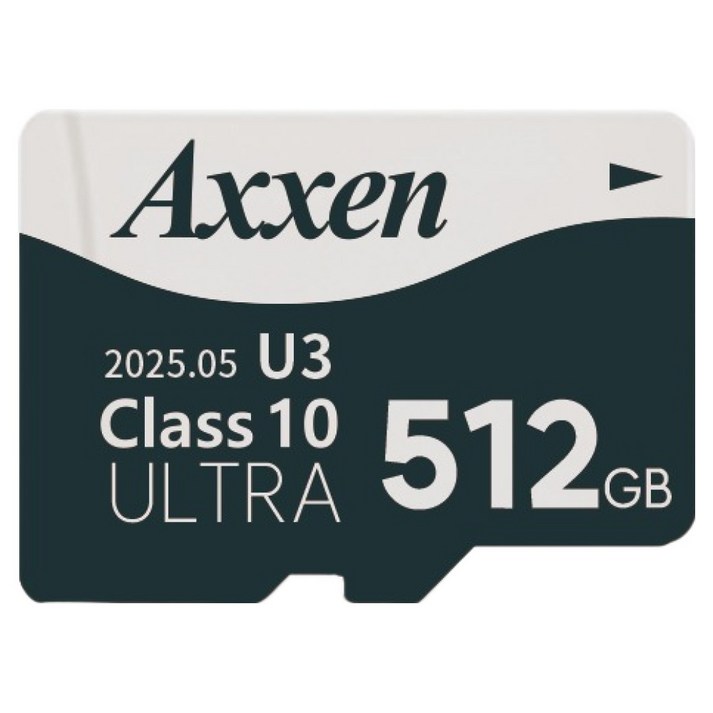 액센 초고속 U3 ULTRA 홈캠 블랙박스 메모리 카드 Micro SD카드 MSD52, 1개, 512GB