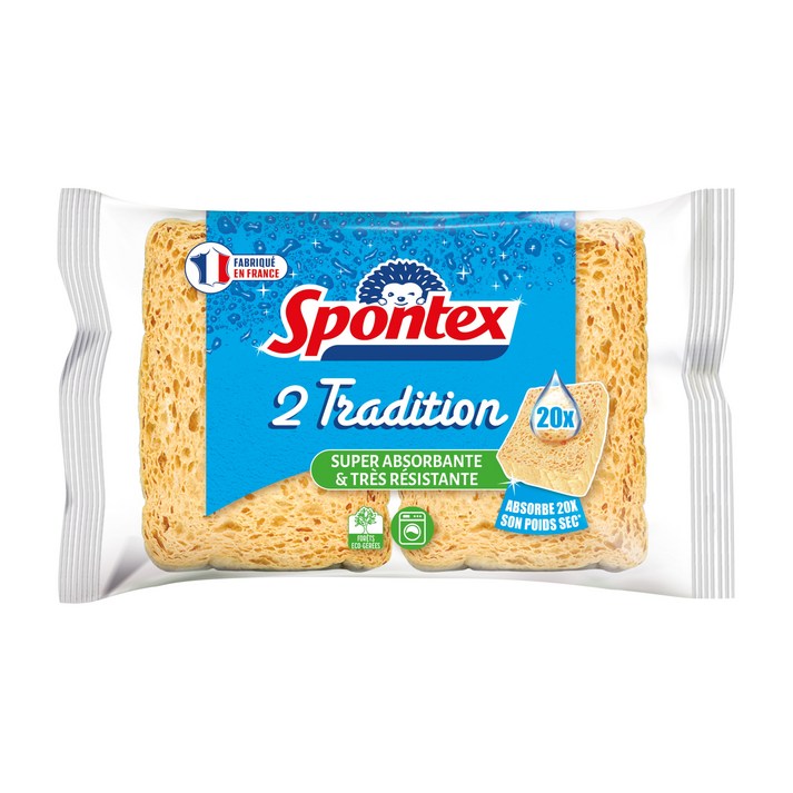 스폰텍스 드라이 셀룰로스 스펀지 2 트레디션 수세미