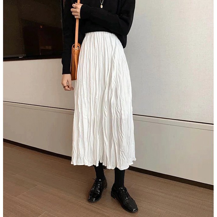 피어니스트 페어리 플리츠 롱스커트