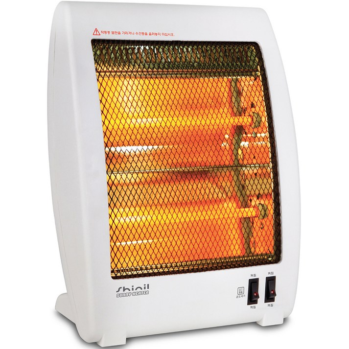 신일 석영관 2단 전기히터, 단일색상, SEHW702WS