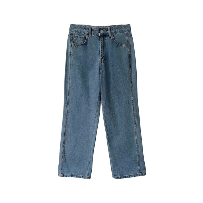 온앤온 여성용 일자핏 클래식 데님 팬츠