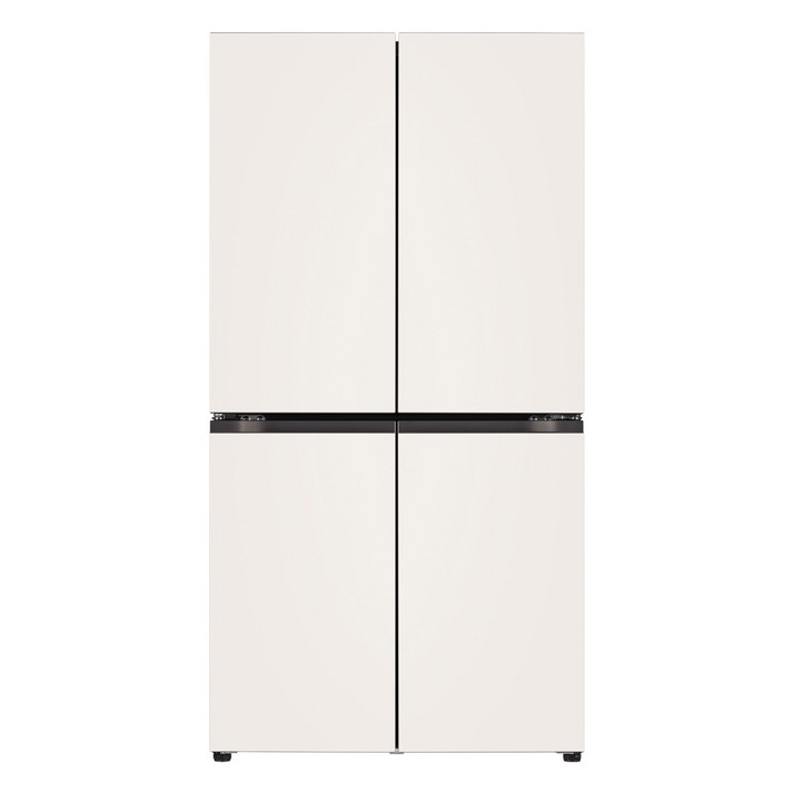 색상선택형 LG전자 오브제 컬렉션 디오스 양문형 냉장고 메탈 T873MEE012 870L 방문설치, T873MEE012, 오브제컬렉션 베이지  베이지