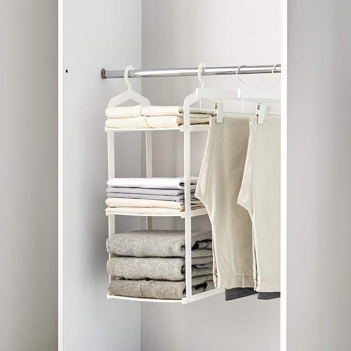 카니카니 걸이형 3단 옷선반