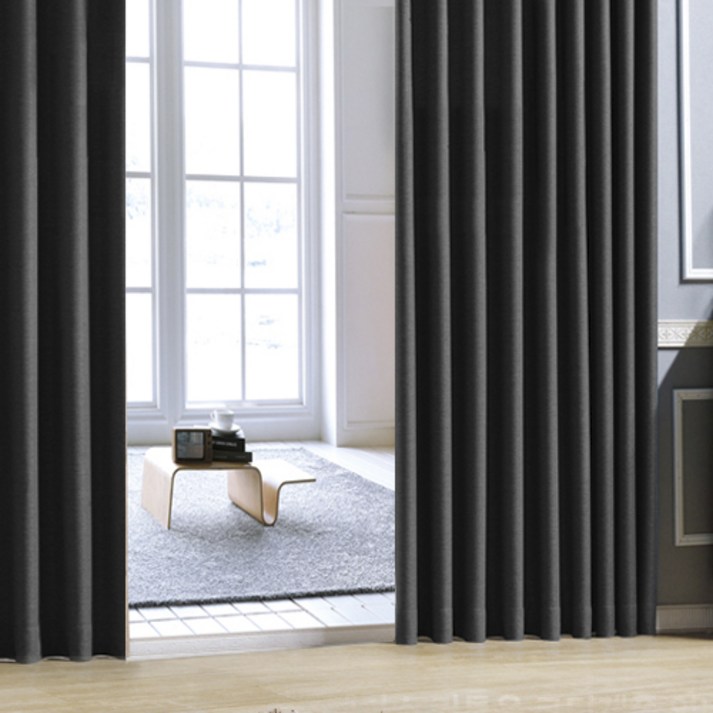 시우데코 오리온 린넨 핀형 암막 커튼 1p