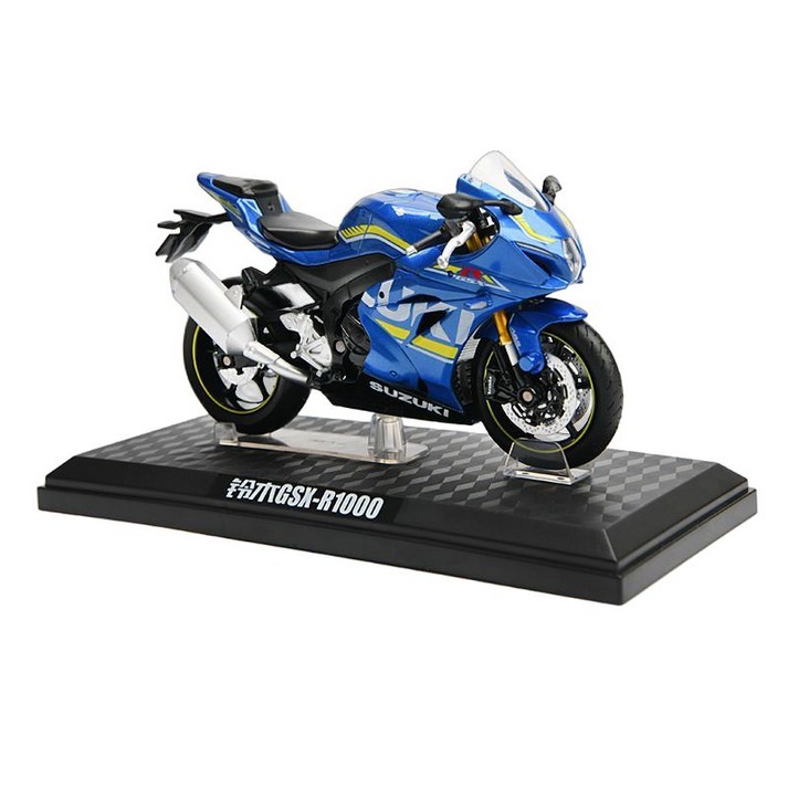 오토바이 다이캐스트 야마하 R1 스즈키 GSX R1000 모형 1대12 오토바이 다이캐스트 야마하 R1 스즈키 GSX R1000 모형 1대12