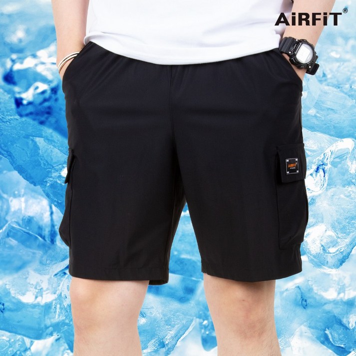 에어핏 남자 냉감 카고 반바지 쿨 스포츠 팬츠 AIF1005