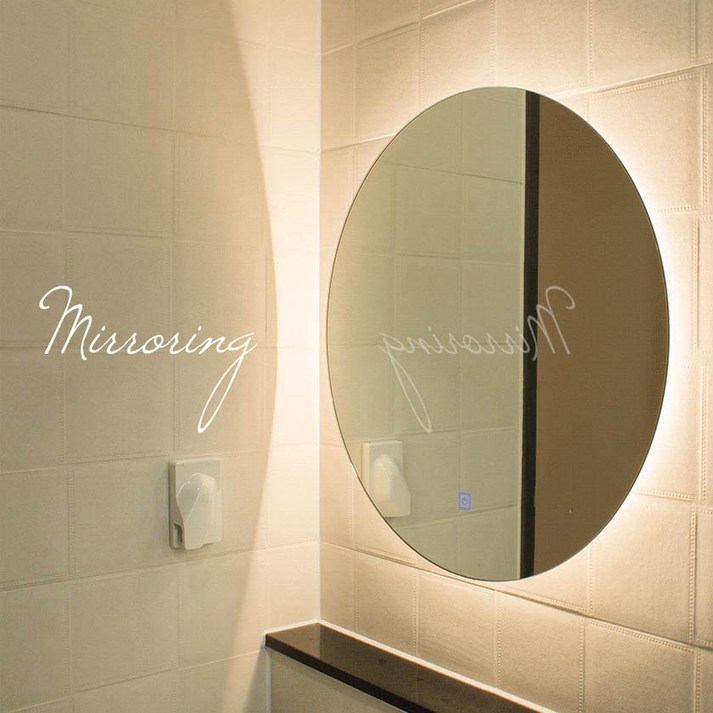 다올라이팅 LED미러링 욕실거울(원형, 사각) 조명 거울, 원형30W