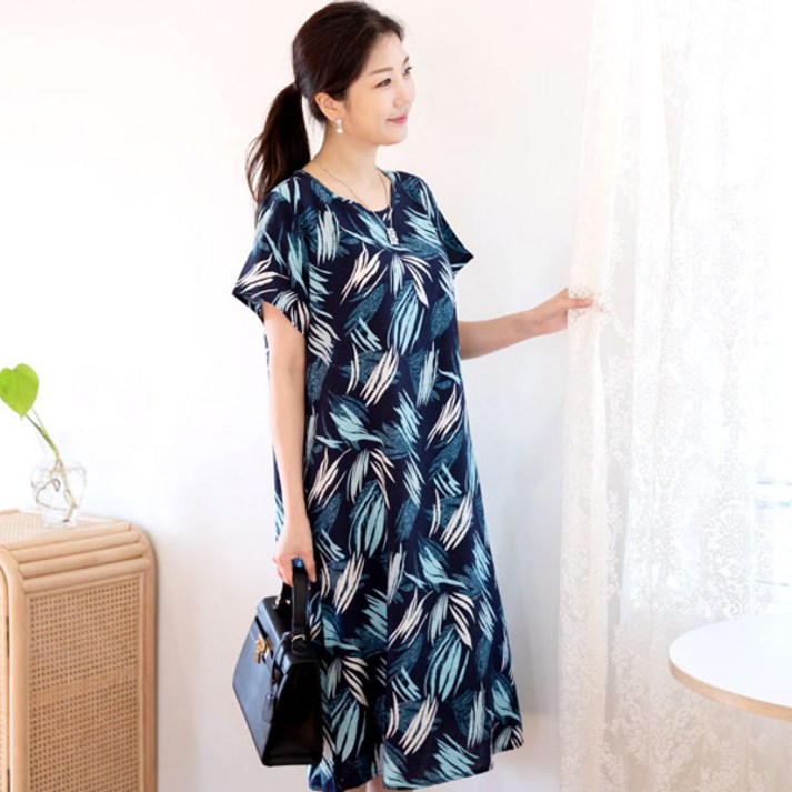 민트코코아 인견 반팔원피스