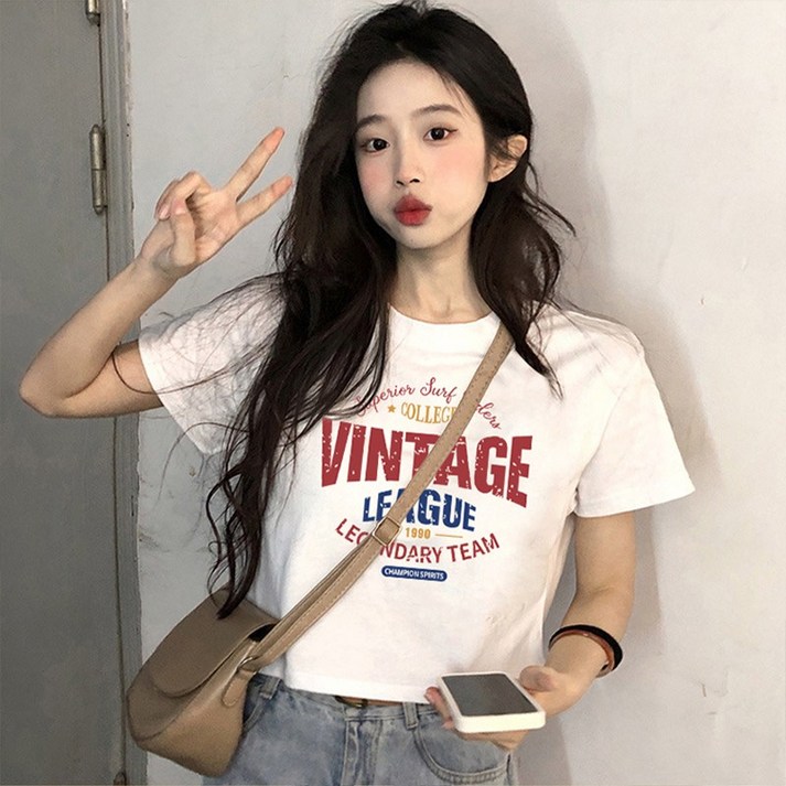 라라데이 여자 크롭티 빈 라라데이 여자 크롭티 빈