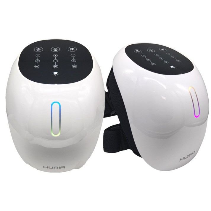 휴리아 무릎 쉼 안마 엑스 마사지기 공기압 온열 진동 무선 찜질기