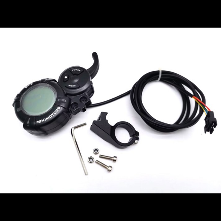Minimotors 아이 스로틀 디스플레이 좌석 브래킷 KAABO Mantis 스피드 웨이 5 Dualtron 미니 천둥 DT3 EYE LCD 디스플레이 기본 부품