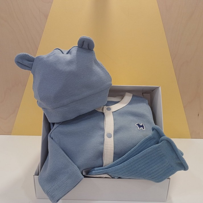 블루독베이비 BL모달컬러배내바디수트,양말 선물세트44A700401544170011124417004016 블루독베이비 BL모달컬러배내바디수트,양말 선물세트44A700401544170011124417004016