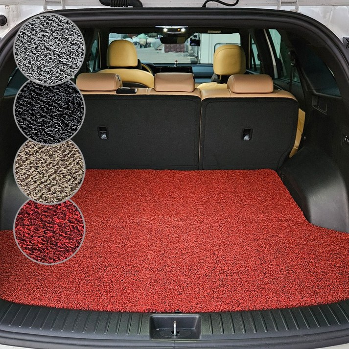 마르테가 기아 모하비더마스터오르간페달 21년이후프리미엄 확장형코일매트, 레드