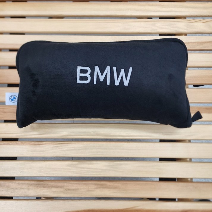 BMW 블랭킷 순정 극세사 캠핑 베게 담요 커버일체형 쿠션 무릎담요, 1개