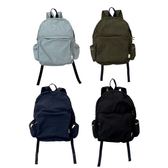 amiment 아미먼트 아미 백팩 (4color) 가벼운 경량 캐주얼 데일리 백팩 무료배송