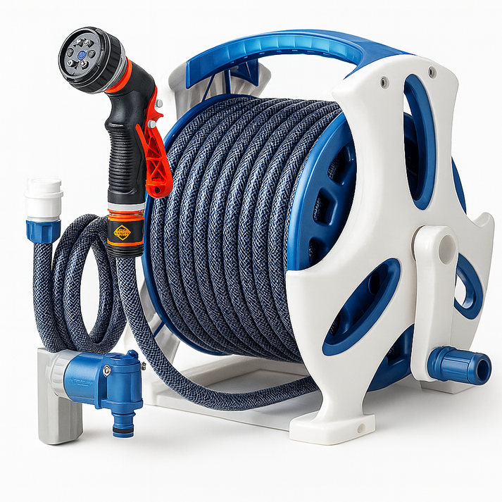 국산 물호스 릴호스 워터건 워터릴 세차 청소 분사기 루카모, B50