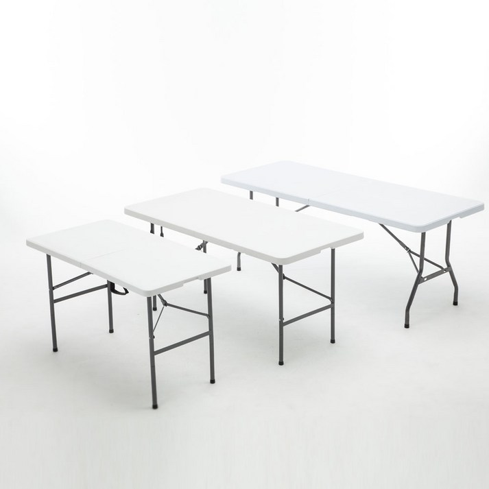 접이식사각테이블 시팅포인트 브로몰딩 접이식 일자형 간이 행사용 테이블 1200 1500 1800